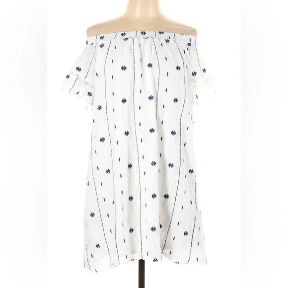 Short sleeve striped casual dress - Picture 2 of 3